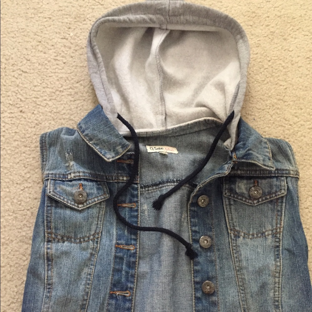 Jean jacket vest